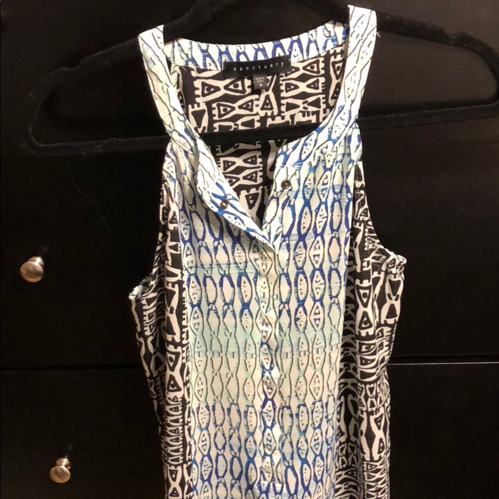 Snakeskin tank top